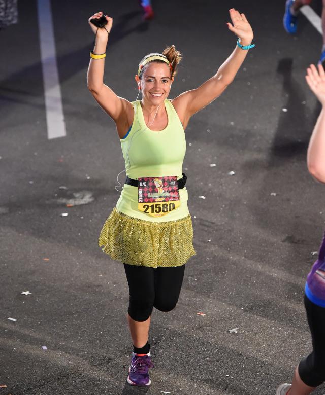 Ms. Thayer goes from dancing to running
