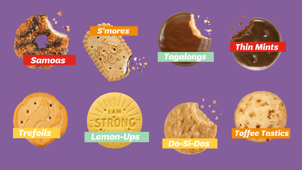 Girl Scout Cookies 2022 Flavors