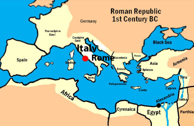 The Roman Empire, 117 AD, under Emperor Trajan, stretching from Iberia to Mesopotamia, the biggest the empire will ever be.
Photo courtesy of Octavian